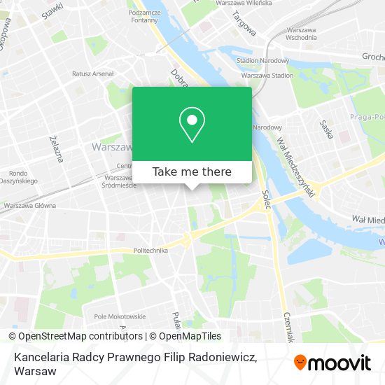 Kancelaria Radcy Prawnego Filip Radoniewicz map