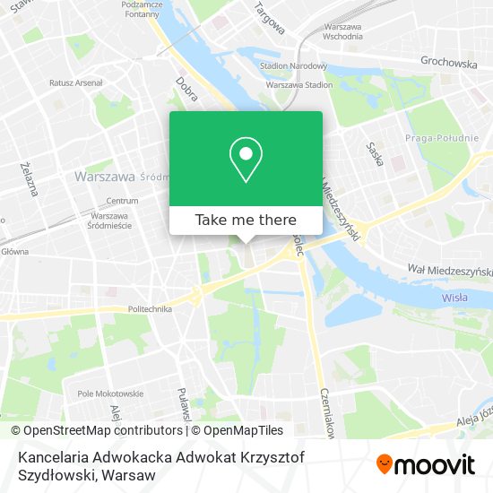 Kancelaria Adwokacka Adwokat Krzysztof Szydłowski map