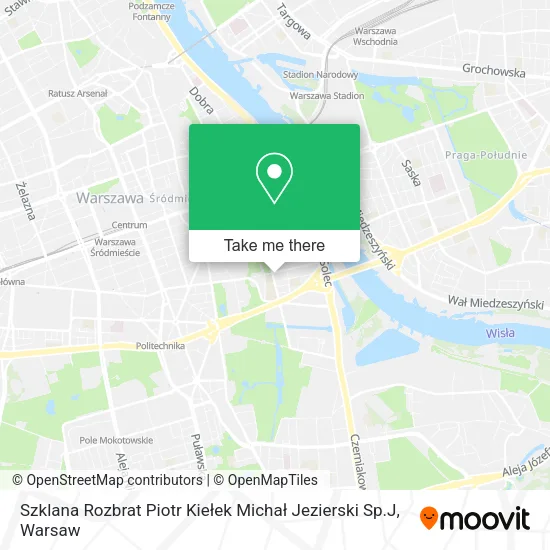 Szklana Rozbrat Piotr Kiełek Michał Jezierski Sp.J map