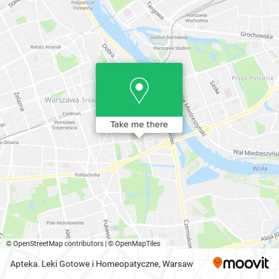 Apteka. Leki Gotowe i Homeopatyczne map