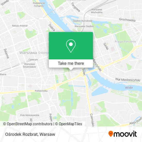 Ośrodek Rozbrat map