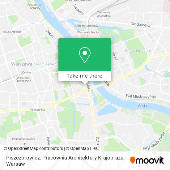 Piszczorowicz. Pracownia Architektury Krajobrazu map