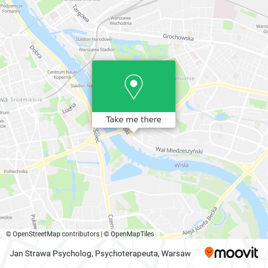 Jan Strawa Psycholog, Psychoterapeuta map