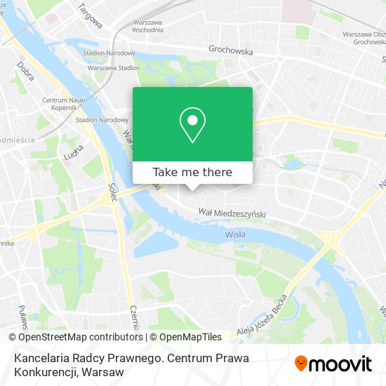 Kancelaria Radcy Prawnego. Centrum Prawa Konkurencji map