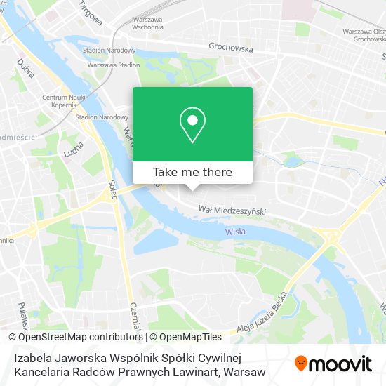 Izabela Jaworska Wspólnik Spółki Cywilnej Kancelaria Radców Prawnych Lawinart map