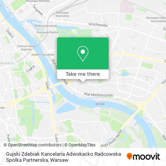 Gujski Zdebiak Kancelaria Adwokacko Radcowska Spólka Partnerska map