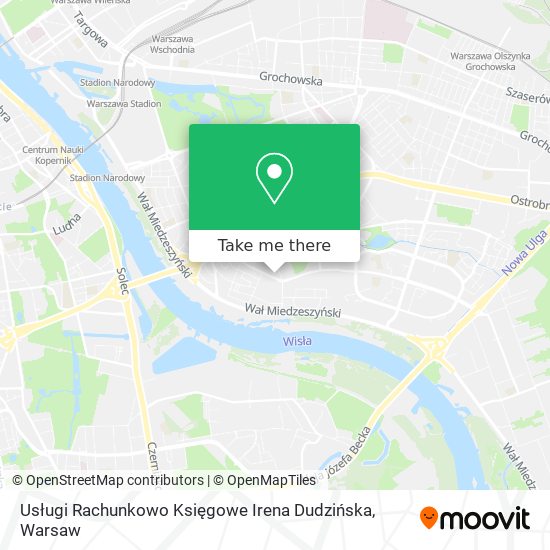 Usługi Rachunkowo Księgowe Irena Dudzińska map