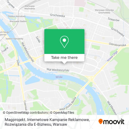 Magprojekt. Internetowe Kampanie Reklamowe, Rozwiązania dla E-Biznesu map