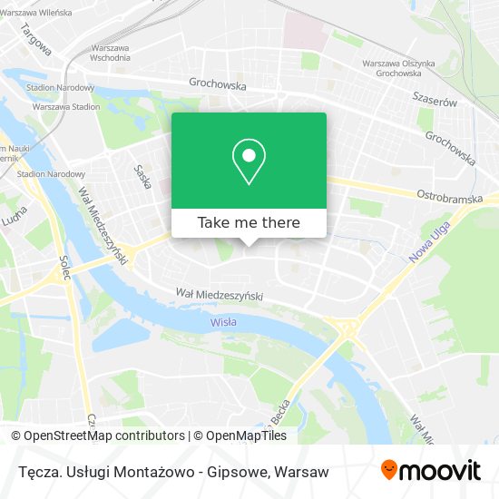 Tęcza. Usługi Montażowo - Gipsowe map