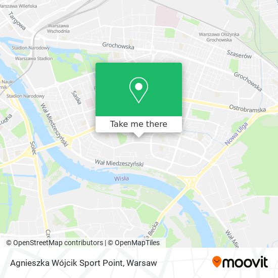 Agnieszka Wójcik Sport Point map