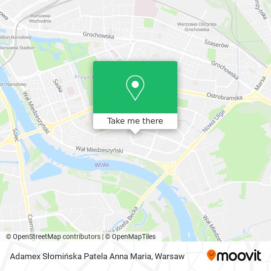 Adamex Słomińska Patela Anna Maria map