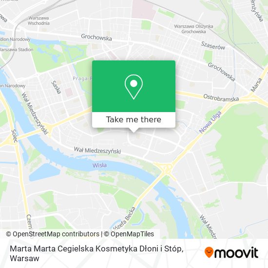 Marta Marta Cegielska Kosmetyka Dłoni i Stóp map