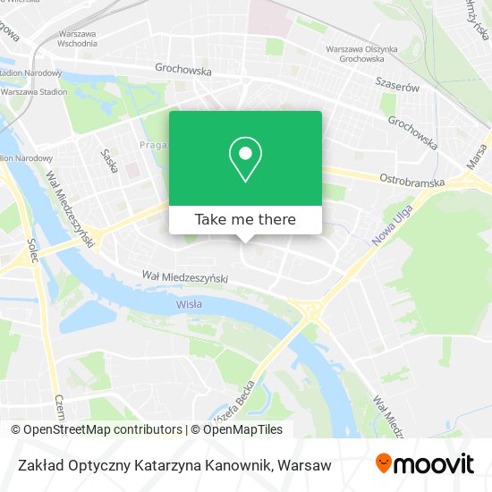 Zakład Optyczny Katarzyna Kanownik map