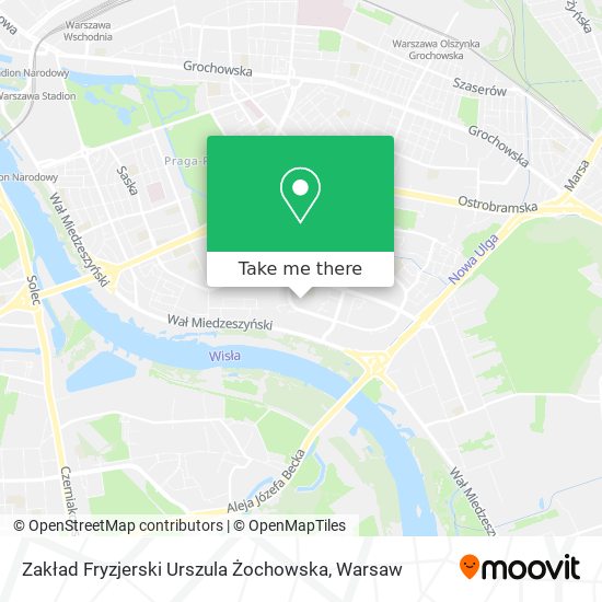 Zakład Fryzjerski Urszula Żochowska map