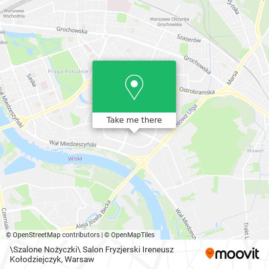 \Szalone Nożyczki\ Salon Fryzjerski Ireneusz Kołodziejczyk map