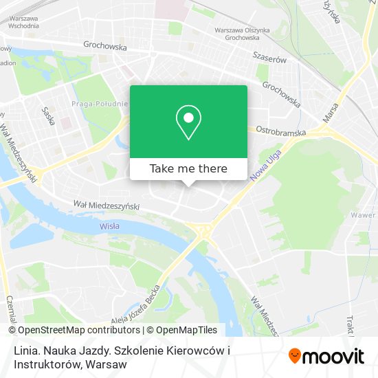 Linia. Nauka Jazdy. Szkolenie Kierowców i Instruktorów map