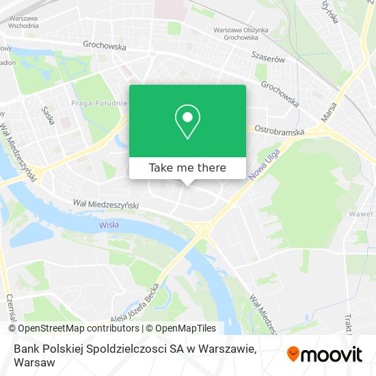 Bank Polskiej Spoldzielczosci SA w Warszawie map