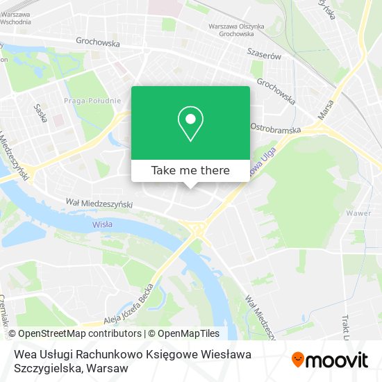 Wea Usługi Rachunkowo Księgowe Wiesława Szczygielska map