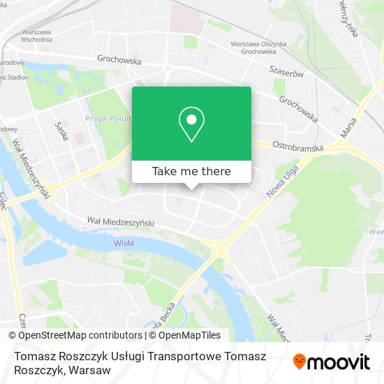 Tomasz Roszczyk Usługi Transportowe Tomasz Roszczyk map