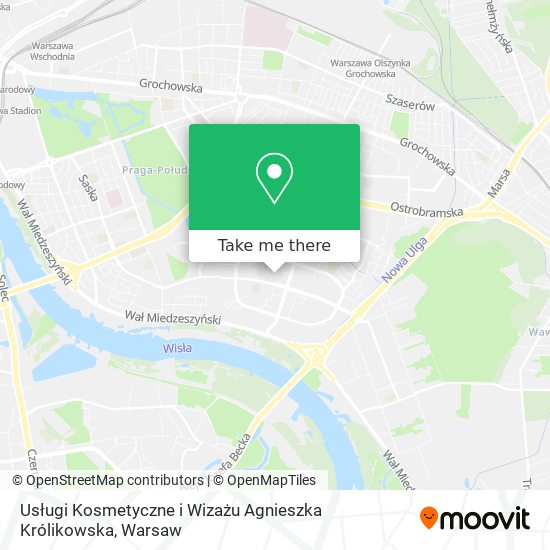 Usługi Kosmetyczne i Wizażu Agnieszka Królikowska map