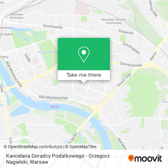 Kancelaria Doradcy Podatkowego - Grzegorz Nagielski map