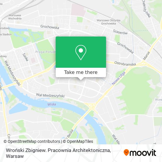 Wroński Zbigniew. Pracownia Architektoniczna map