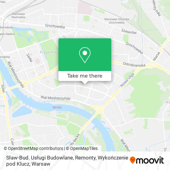 Sław-Bud. Usługi Budowlane, Remonty, Wykończenie pod Klucz map