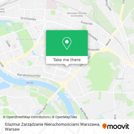 Glazmur Zarządzanie Nieruchomościami Warszawa map