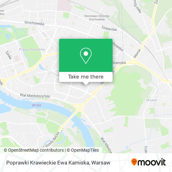 Poprawki Krawieckie Ewa Kamiska map