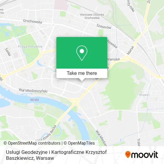 Usługi Geodezyjne i Kartograficzne Krzysztof Baszkiewicz map