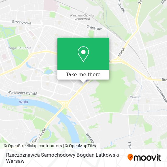 Rzeczoznawca Samochodowy Bogdan Latkowski map