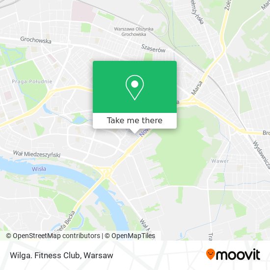 Wilga. Fitness Club map