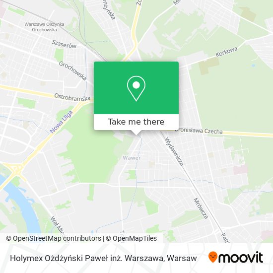 Holymex Ożdżyński Paweł inż. Warszawa map