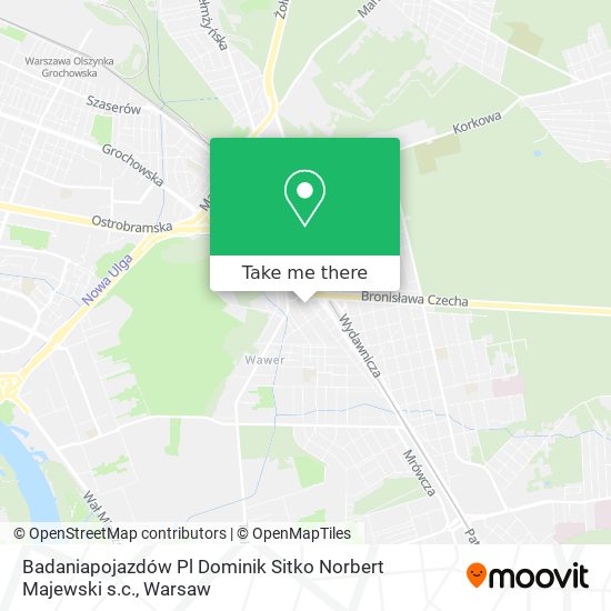 Badaniapojazdów Pl Dominik Sitko Norbert Majewski s.c. map