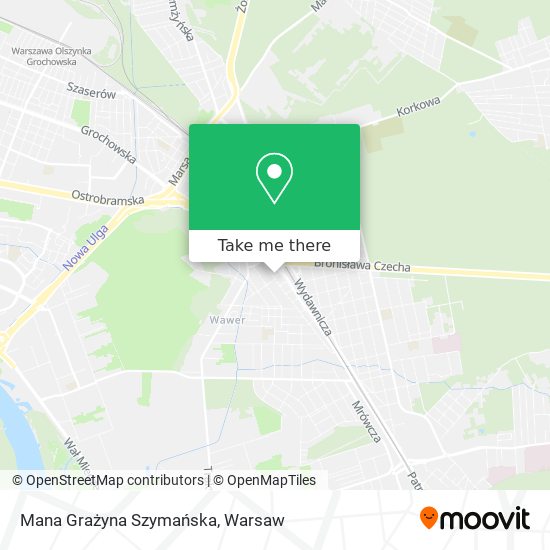 Mana Grażyna Szymańska map