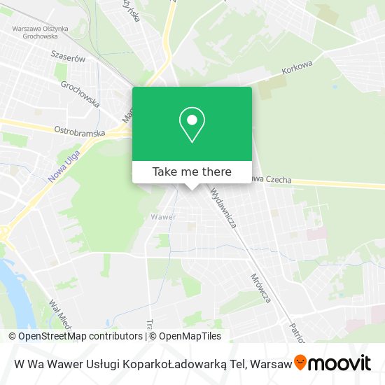 W Wa Wawer Usługi KoparkoŁadowarką Tel map