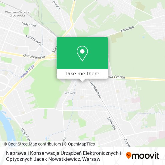 Naprawa i Konserwacja Urządzeń Elektronicznych i Optycznych Jacek Nowatkiewicz map