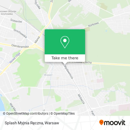 Splash Myjnia Ręczna map