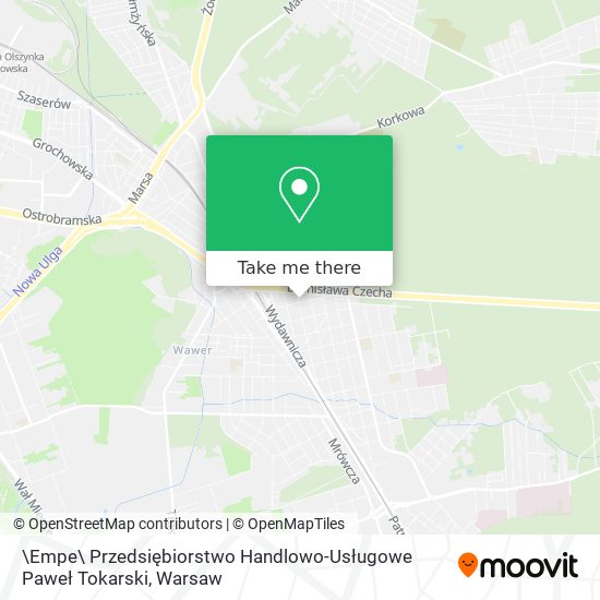 \Empe\ Przedsiębiorstwo Handlowo-Usługowe Paweł Tokarski map