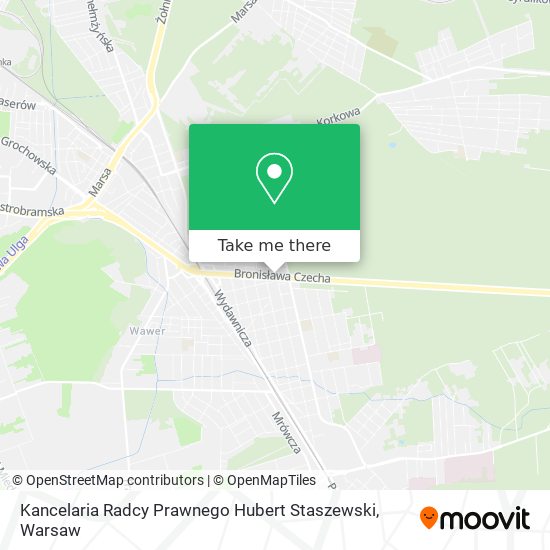 Kancelaria Radcy Prawnego Hubert Staszewski map