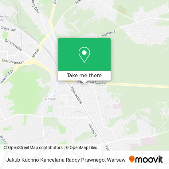 Jakub Kuchno Kancelaria Radcy Prawnego map