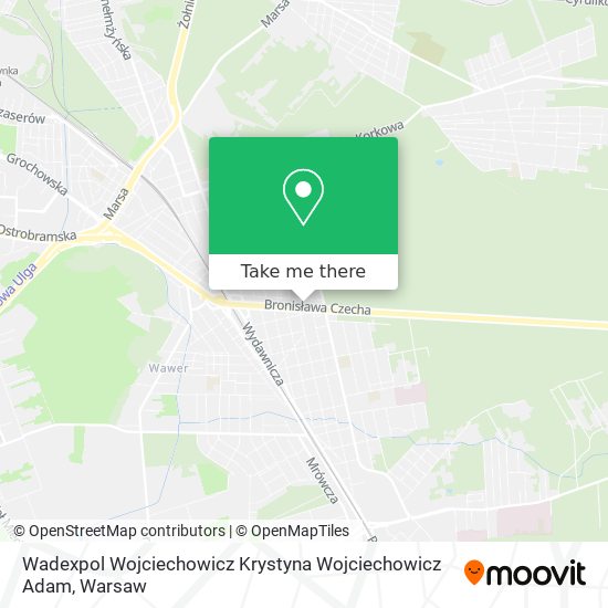 Wadexpol Wojciechowicz Krystyna Wojciechowicz Adam map