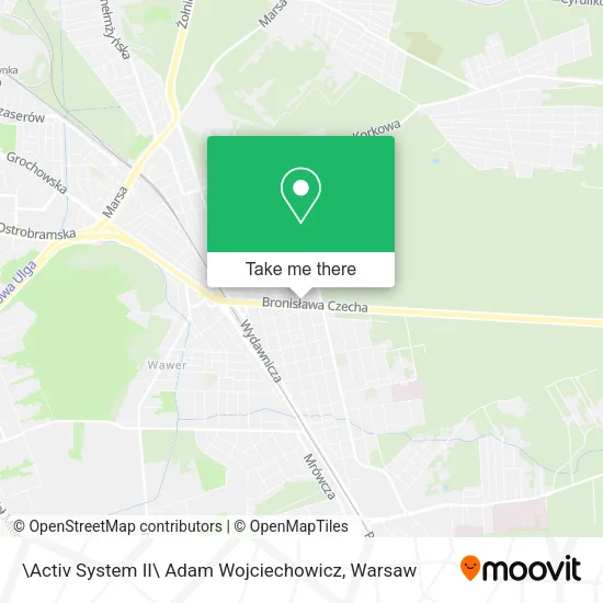 Карта \Activ System II\ Adam Wojciechowicz
