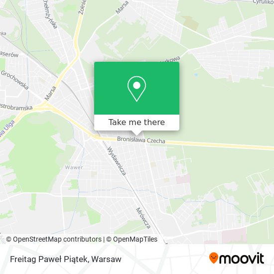 Freitag Paweł Piątek map