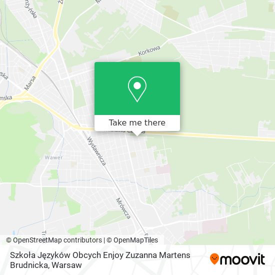 Szkoła Języków Obcych Enjoy Zuzanna Martens Brudnicka map