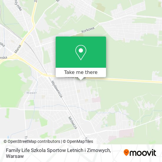 Family Life Szkola Sportow Letnich i Zimowych map