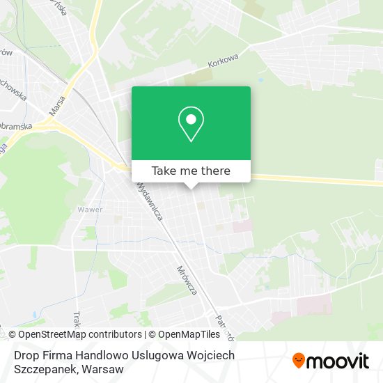 Drop Firma Handlowo Uslugowa Wojciech Szczepanek map