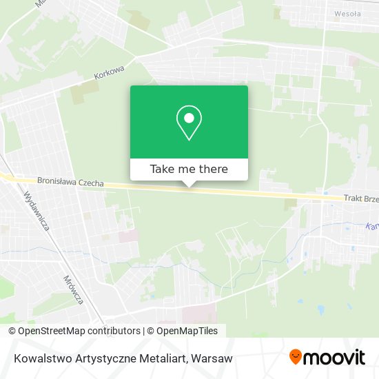 Kowalstwo Artystyczne Metaliart map