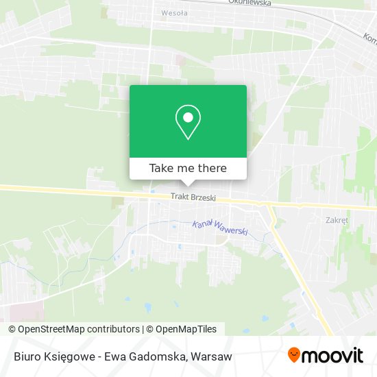 Biuro Księgowe - Ewa Gadomska map