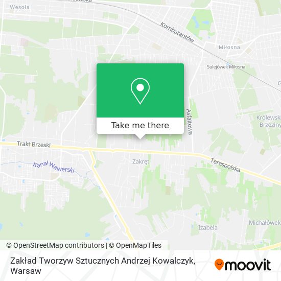 Zakład Tworzyw Sztucznych Andrzej Kowalczyk map